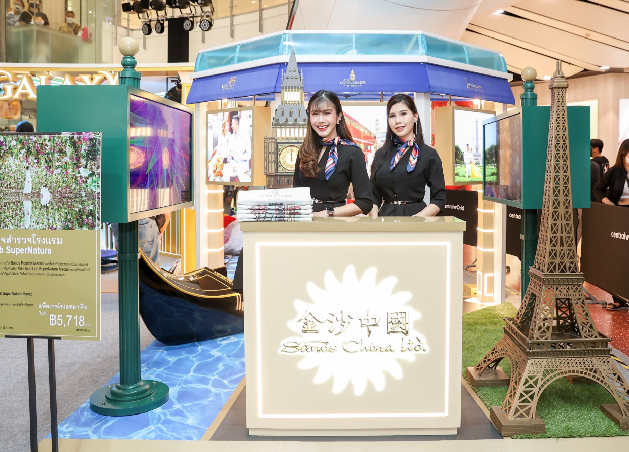 SANDS RESORTS MACAO SHOWCASES UNFORGETTABLE EXPERIENCES AT 'EXPERIENCE MACAO, UNLIMITED' MEGA ROADSHOW IN THAILAND