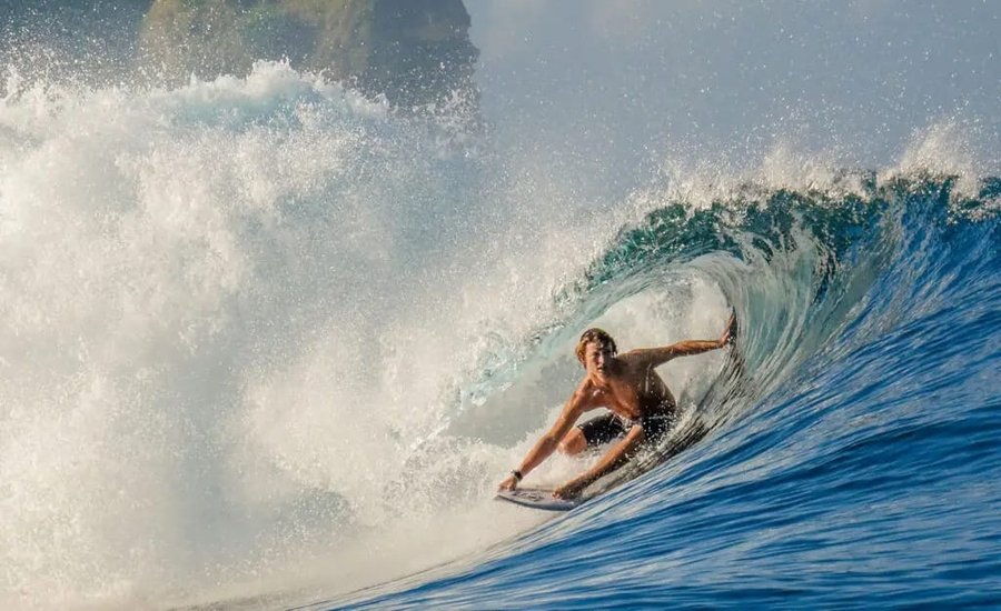 Occy's Left surf break NIHI Sumba Nihiwatu Beach Sumba Island exclusive twelve guests world class wave