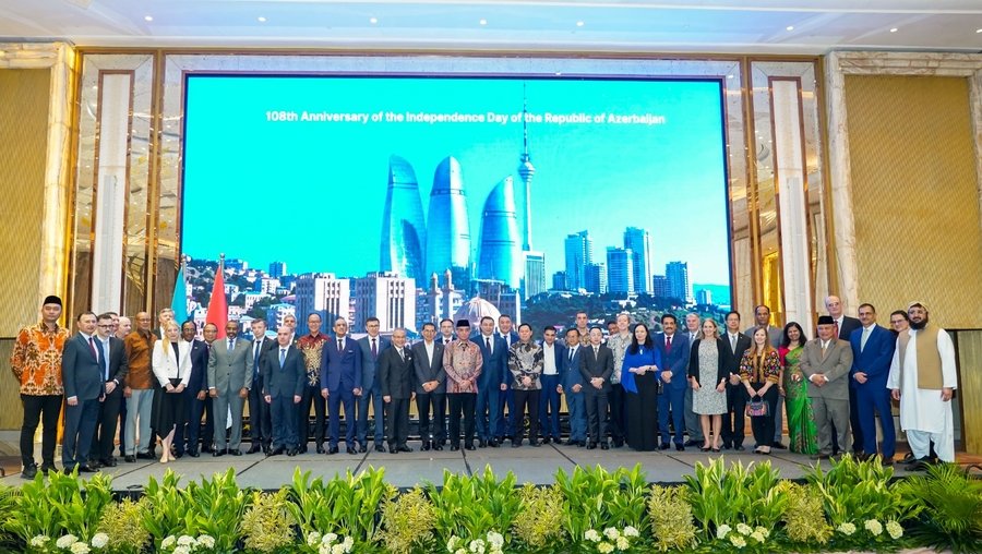 The Jakarta diplomatic community gathered on May 28 to mark 108 years of Azerbaijani independence