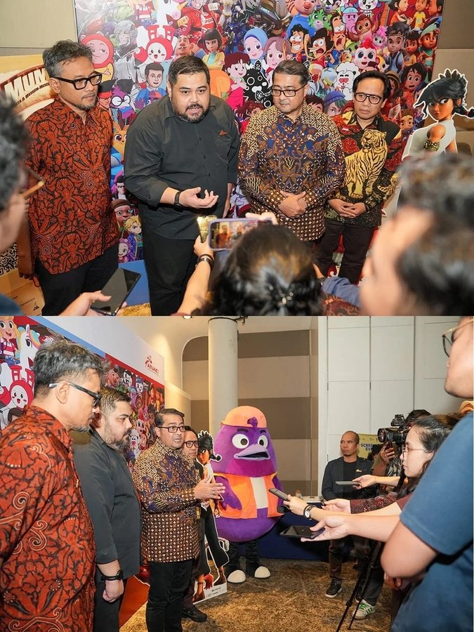 Teuku Riefky Harsya Daryl Wilson AINAKI Indonesia Animation Report 2026 press conference media Jakarta May 19