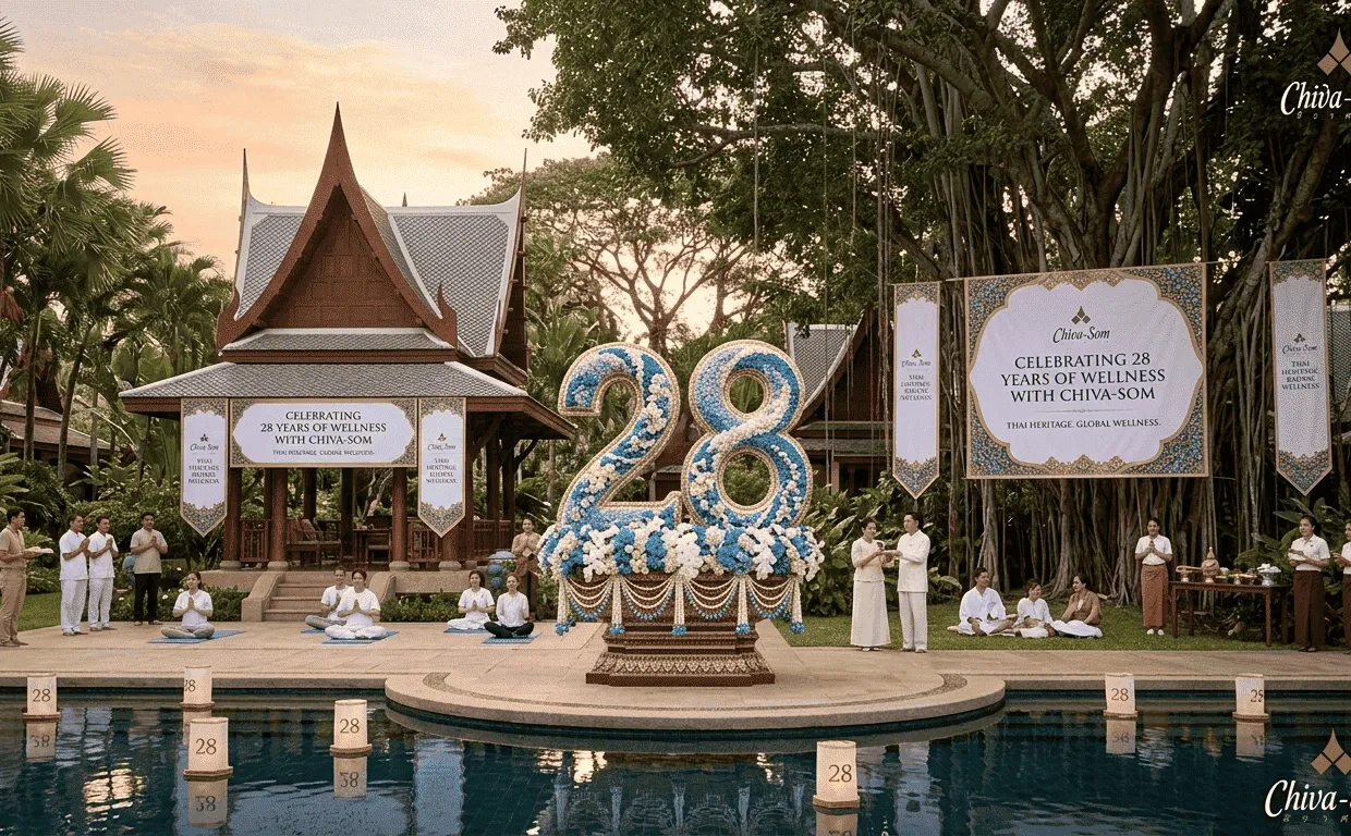 CELEBRATING 28 YEARS OF WELLNESS WITH CHIVA-SOM