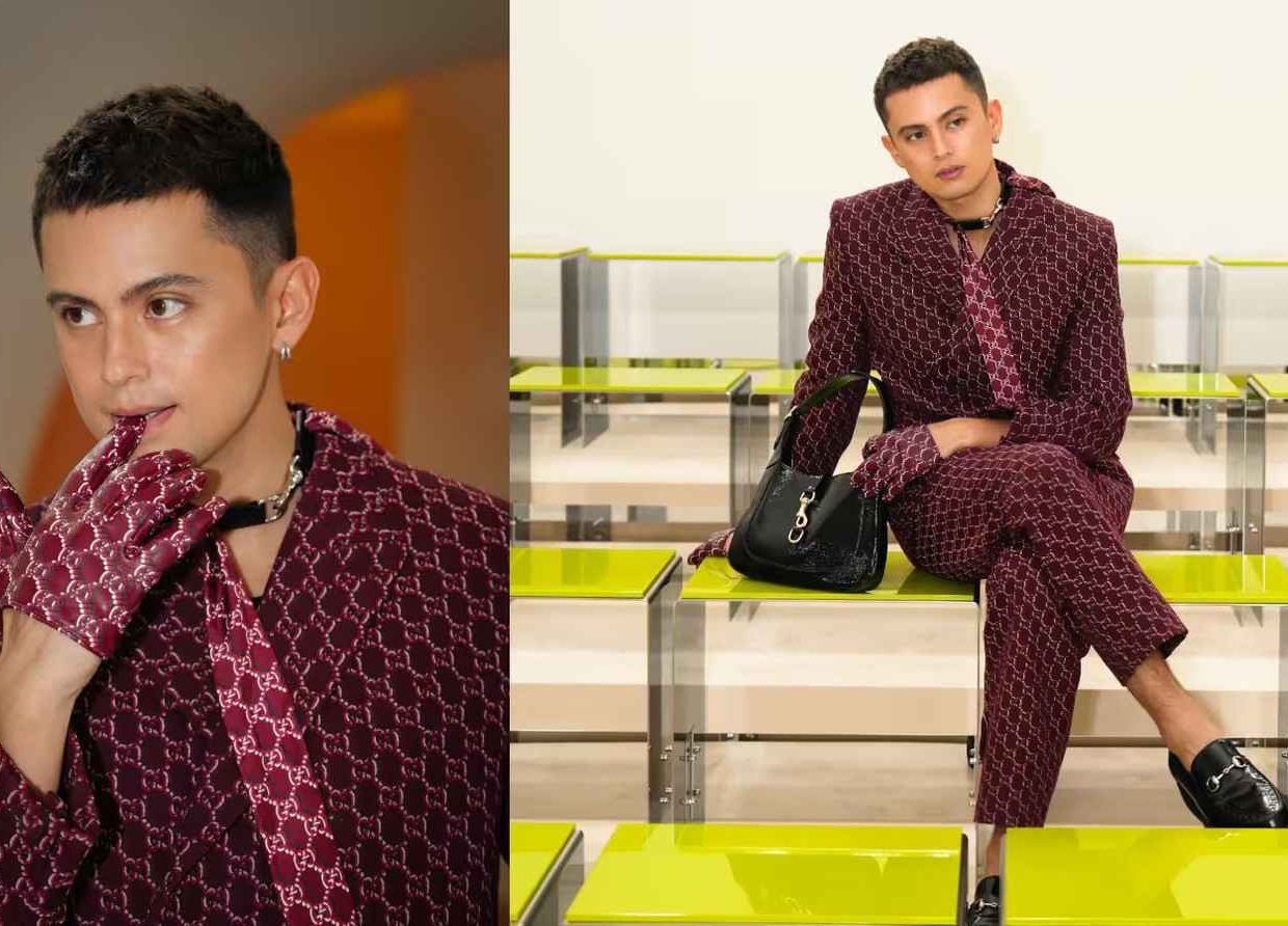 JAMES REID SHINES AT THE GUCCI SPRING/SUMMER 2025 MEN'S COLLECTION SHOW