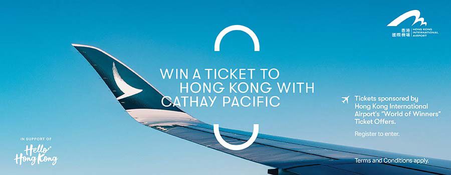 TRAVEL AGAIN WITH CATHAY PACIFIC: SOUTHEAST ASIAN RESIDENTS GET FREE AIR TICKETS TO HONG KONG 