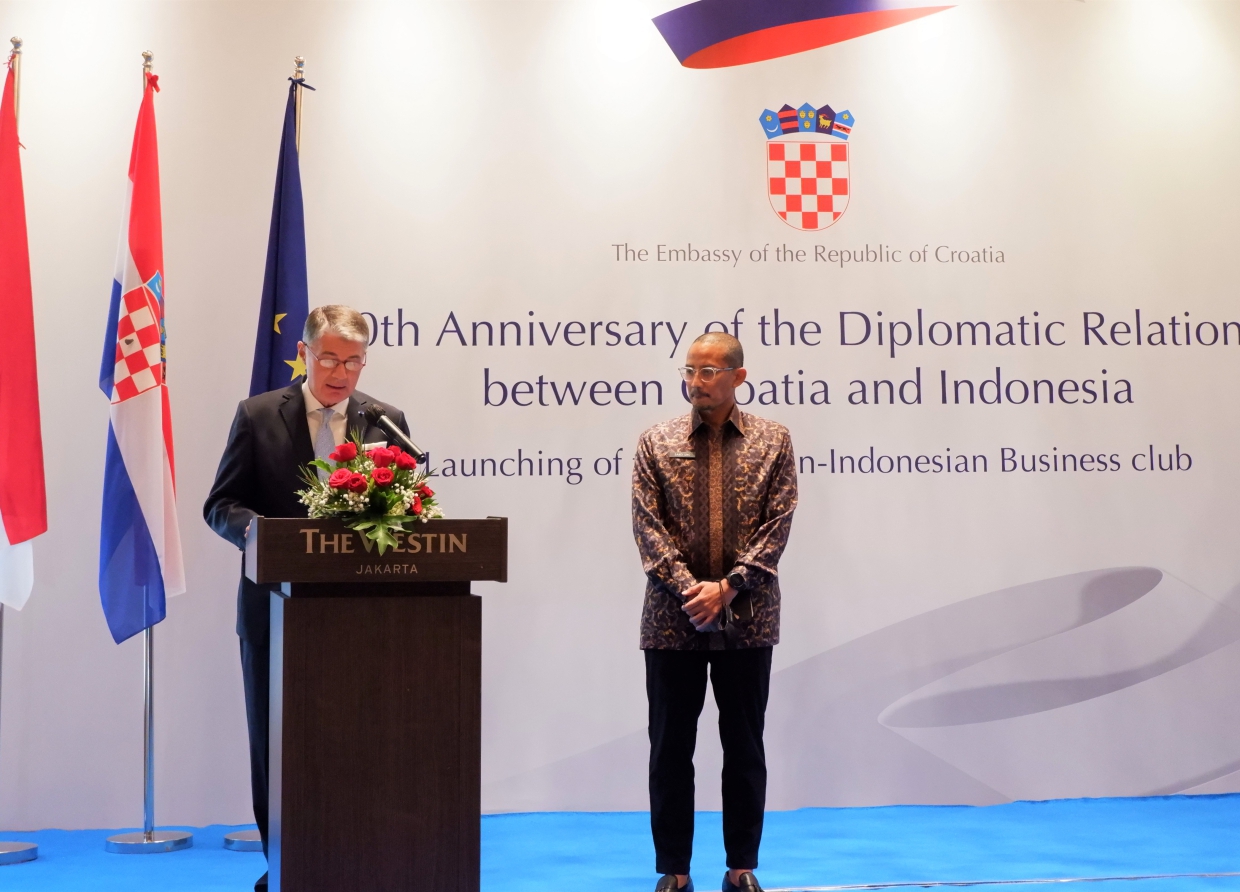 CROATIA AND INDONESIA COMMEMORATED THE 30TH ANNIVERSARY OF DIPLOMATIC RELATIONS 