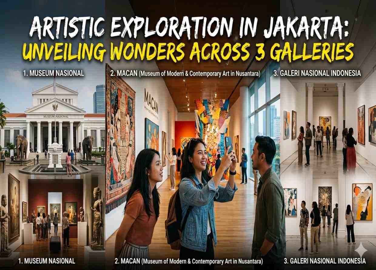 ARTISTIC EXPLORATION IN JAKARTA: UNVEILING WONDERS ACROSS 3 GALLERIES