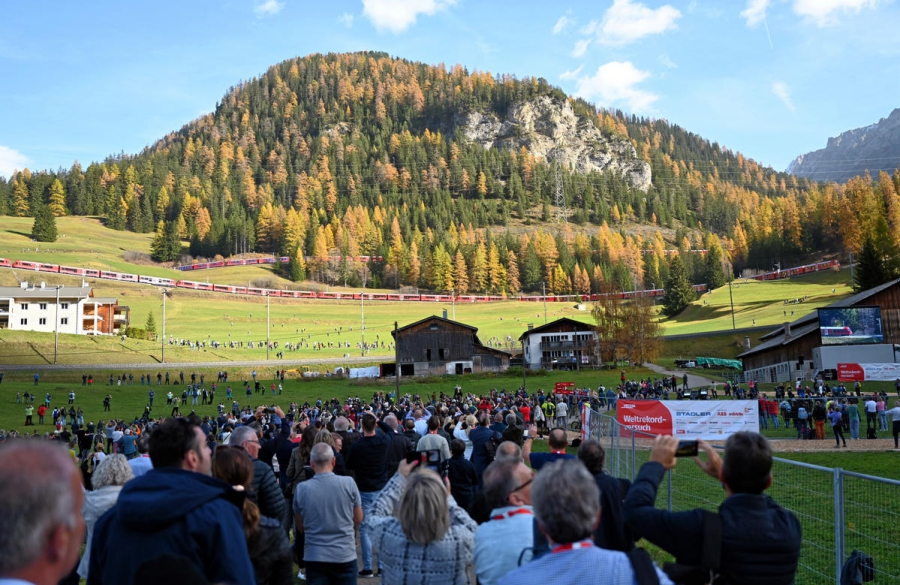 RHAETIAN RAILWAY’S WORLD RECORD ATTEMPT HAS BEEN SUCCESSFUL 