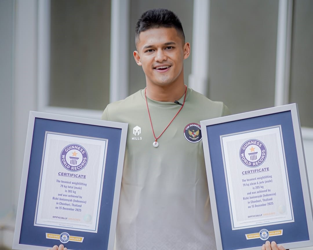 PROUD ACHIEVEMENT AS RIZKI JUNIANSYAH MAKES HISTORY WITH TWO GUINNESS WORLD RECORDS