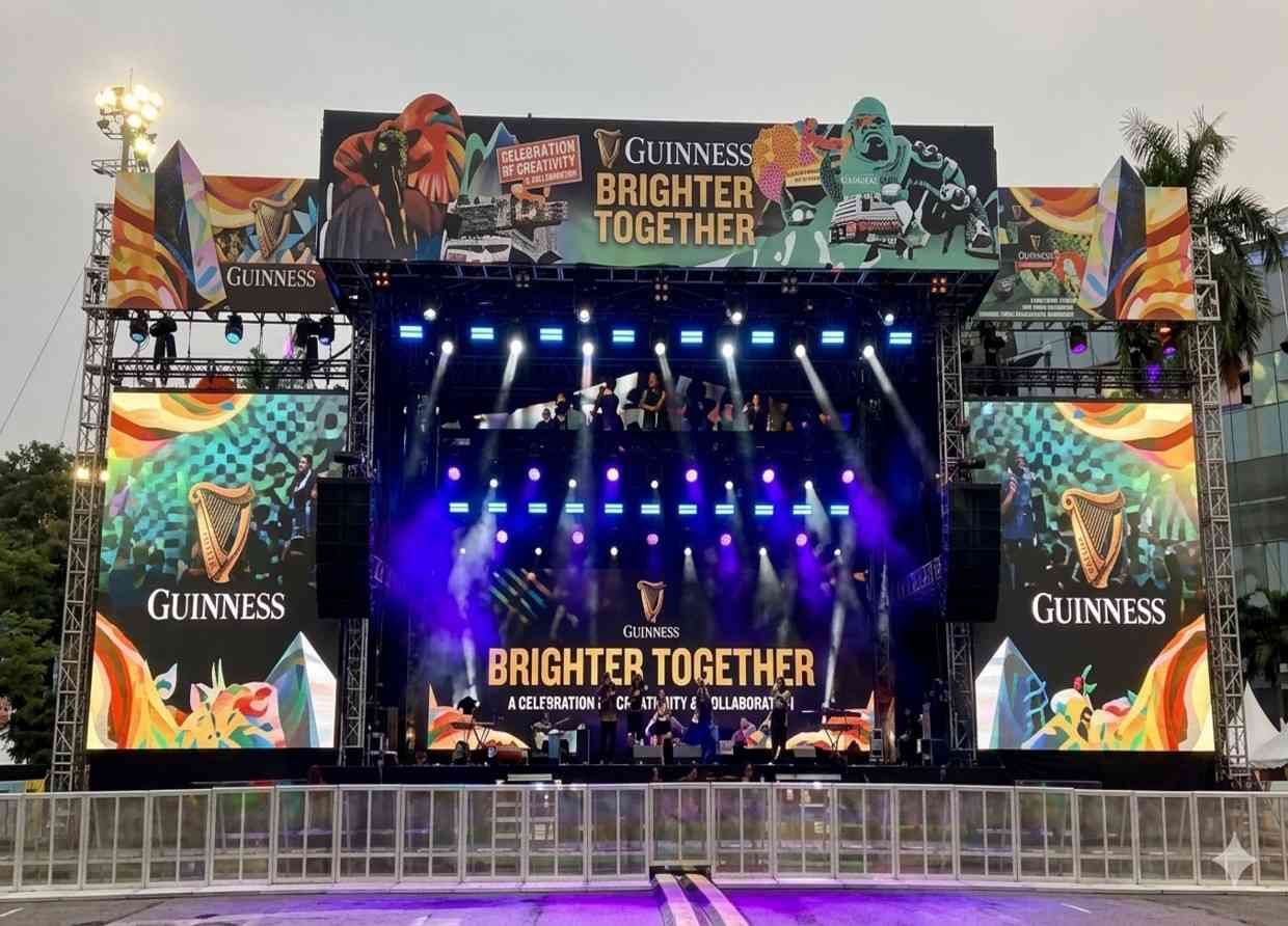 GUINNESS PRESENTS 'BRIGHTER TOGETHER' FESTIVAL: A FUSION OF ART, MUSIC, AND INNOVATION 