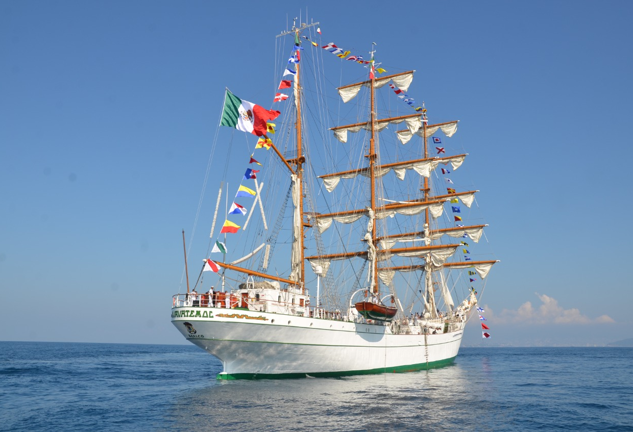 MEXICAN NAVY SHIP ARM CUAUHTEMOC BE-01 DOCKS IN JAKARTA: A SYMBOL OF PEACE AND COOPERATION