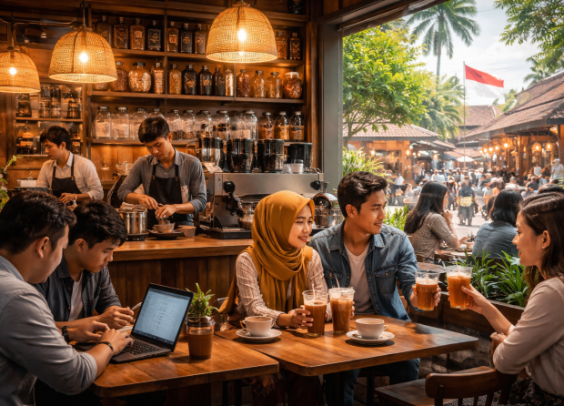 INTERESTING! INDONESIA EMERGES AS THE WORLD’S LARGEST COFFEE SHOP HUB BASED ON OPENSTREETMAP POI DATA