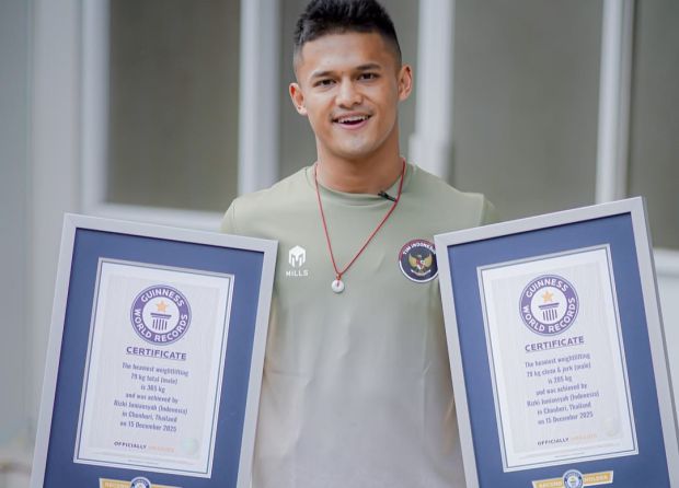 PROUD ACHIEVEMENT AS RIZKI JUNIANSYAH MAKES HISTORY WITH TWO GUINNESS WORLD RECORDS